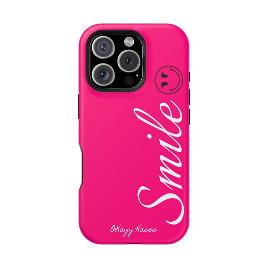 Smile Bright Pink Magsafe Case